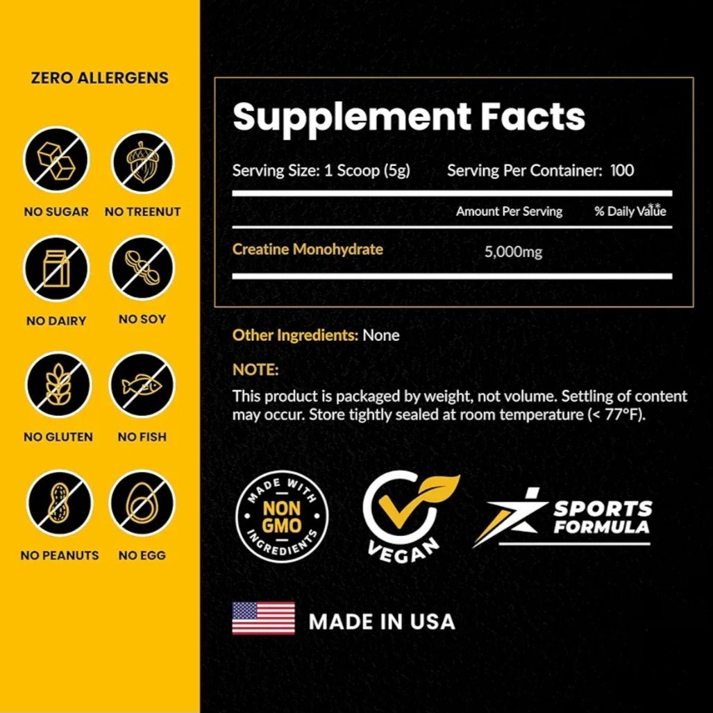 ForestLeaf Micronized Creatine Monohydrate Powder 2 PACK Muscle Growth Strength