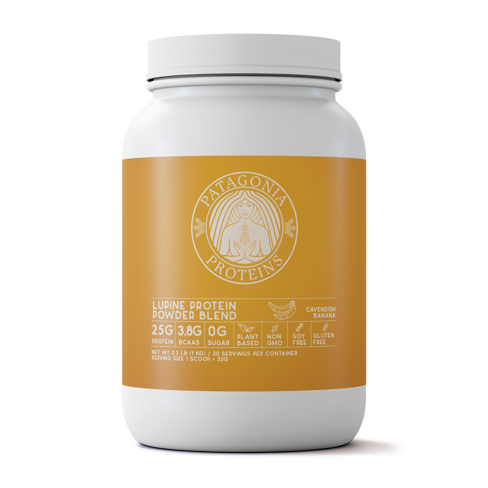 Lupine Protein Powder – Cavendish Banana (30 servings)