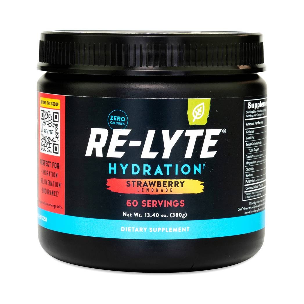 REDMOND Re-Lyte Hydration Electrolyte Mix Strawberry Lemonade 13.4oz Exp 7/2030