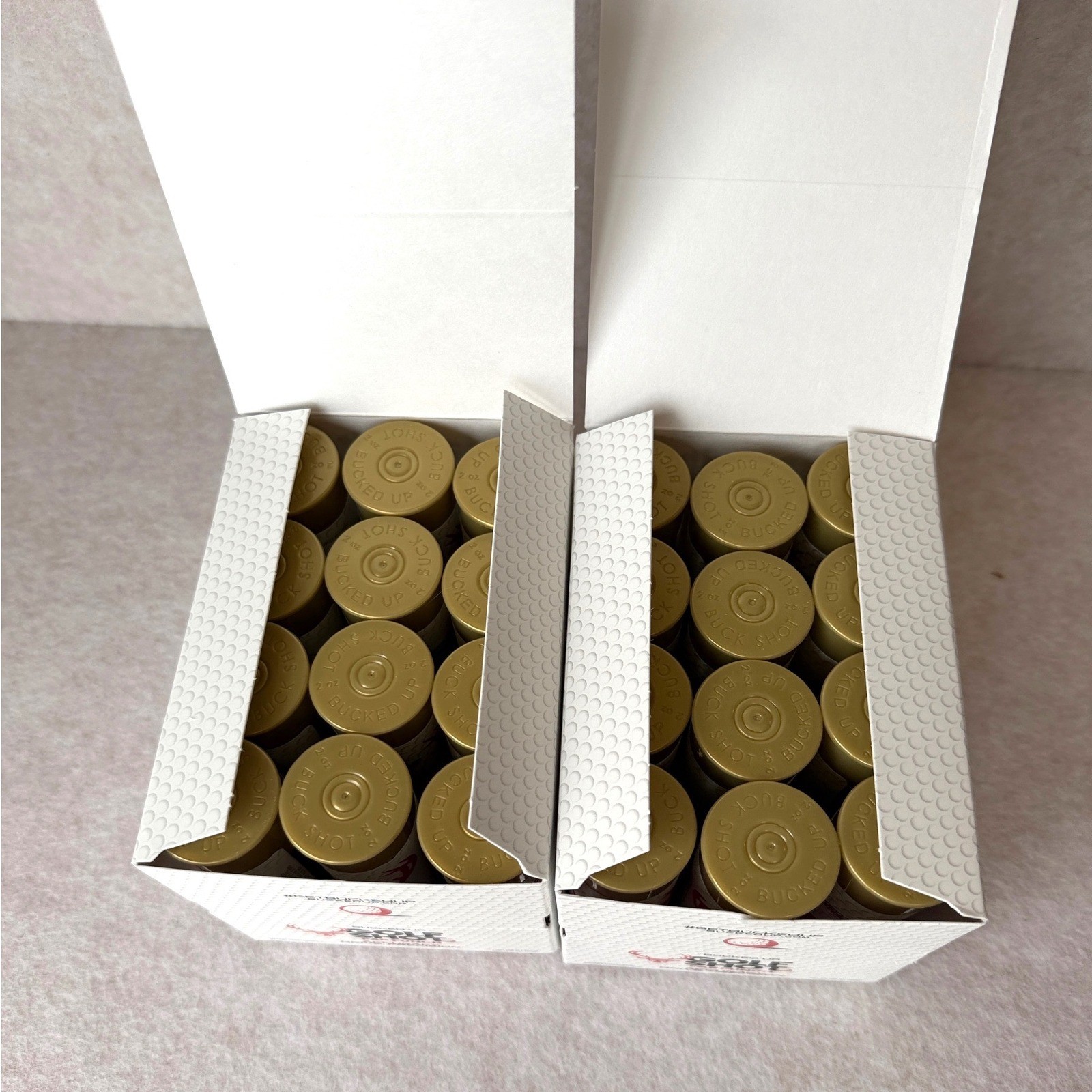2 pack Bucked Up Golf Shot Par Punch Energy Shot Shotgun Shell 24 Total BB 5/26