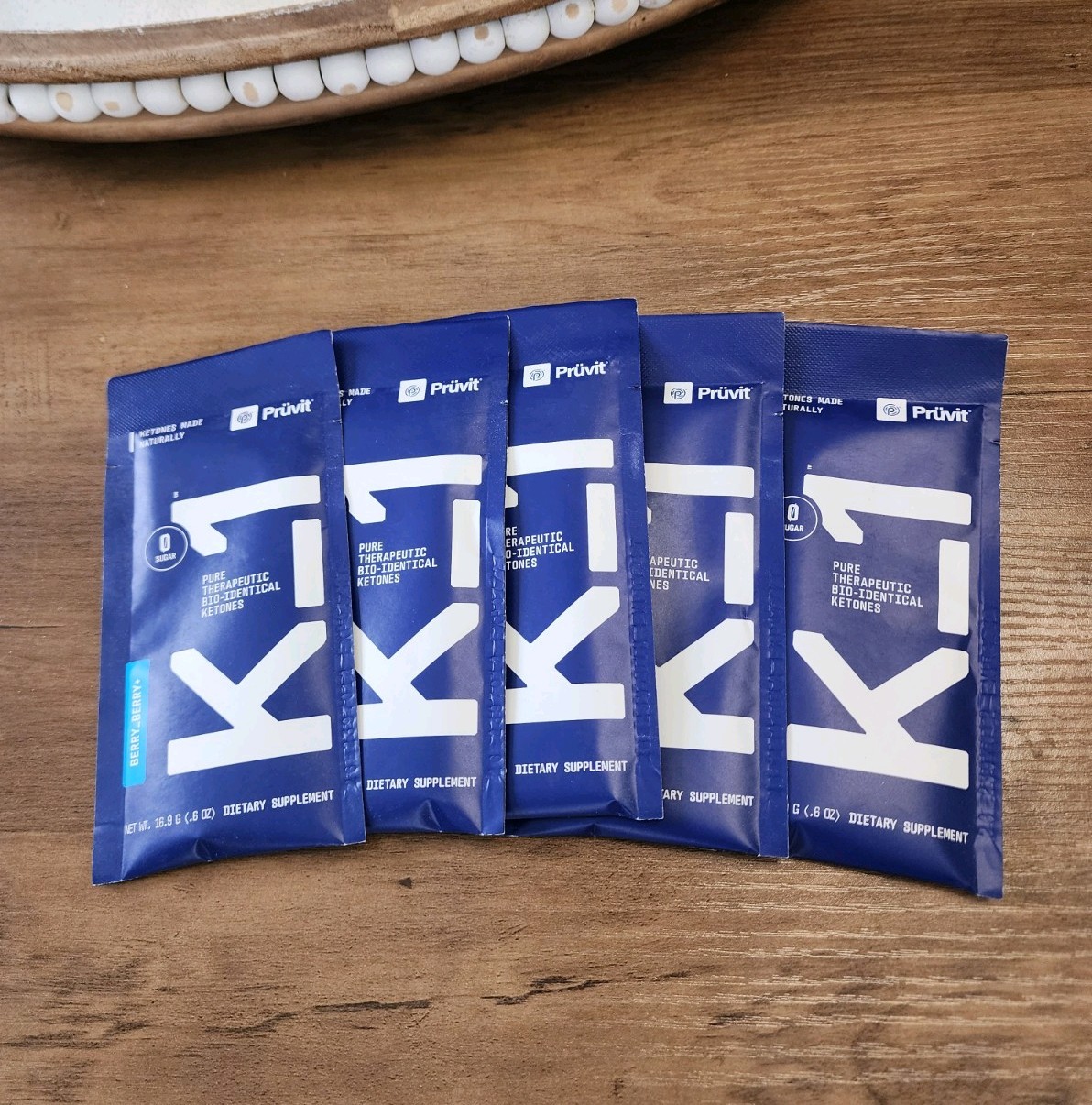 NEW K-1 Prüvit Ketones 5 Packets Charged BERRY BERRY | Exp 2027
