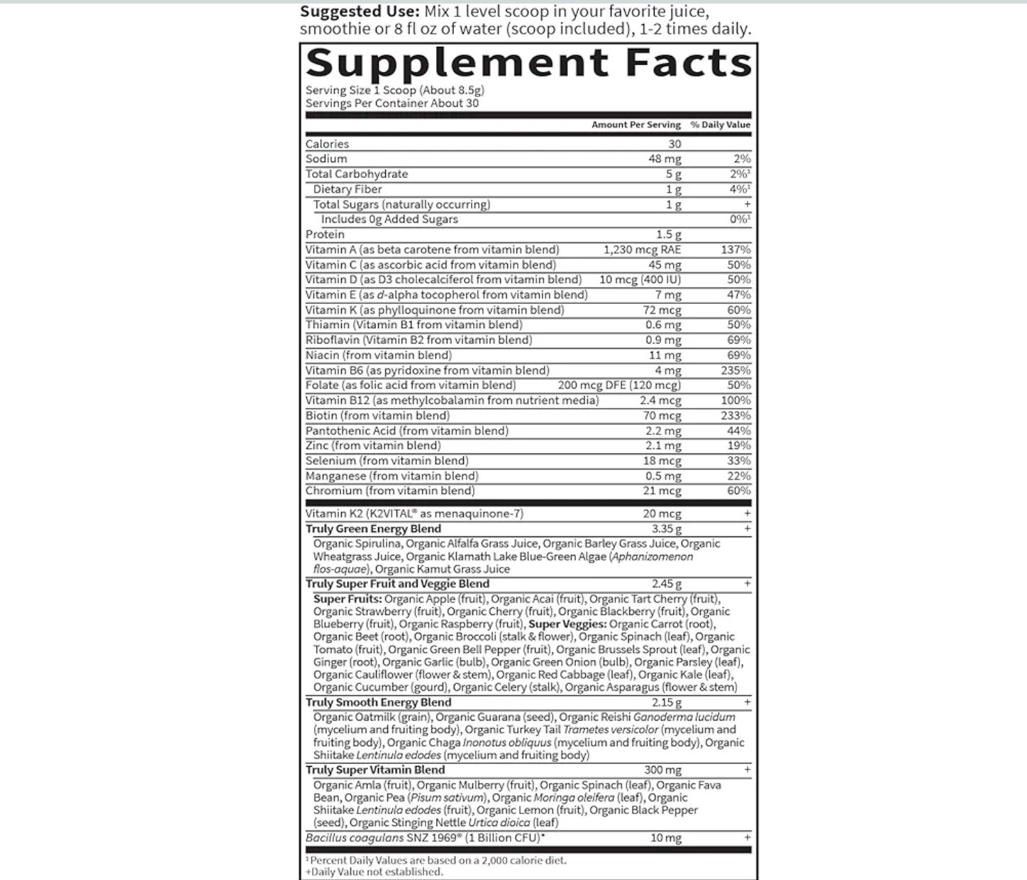 Garden Of Life SPORT ORGANIC GREENS Powder 9 oz (30 Serv) Original Fla BY 05/26