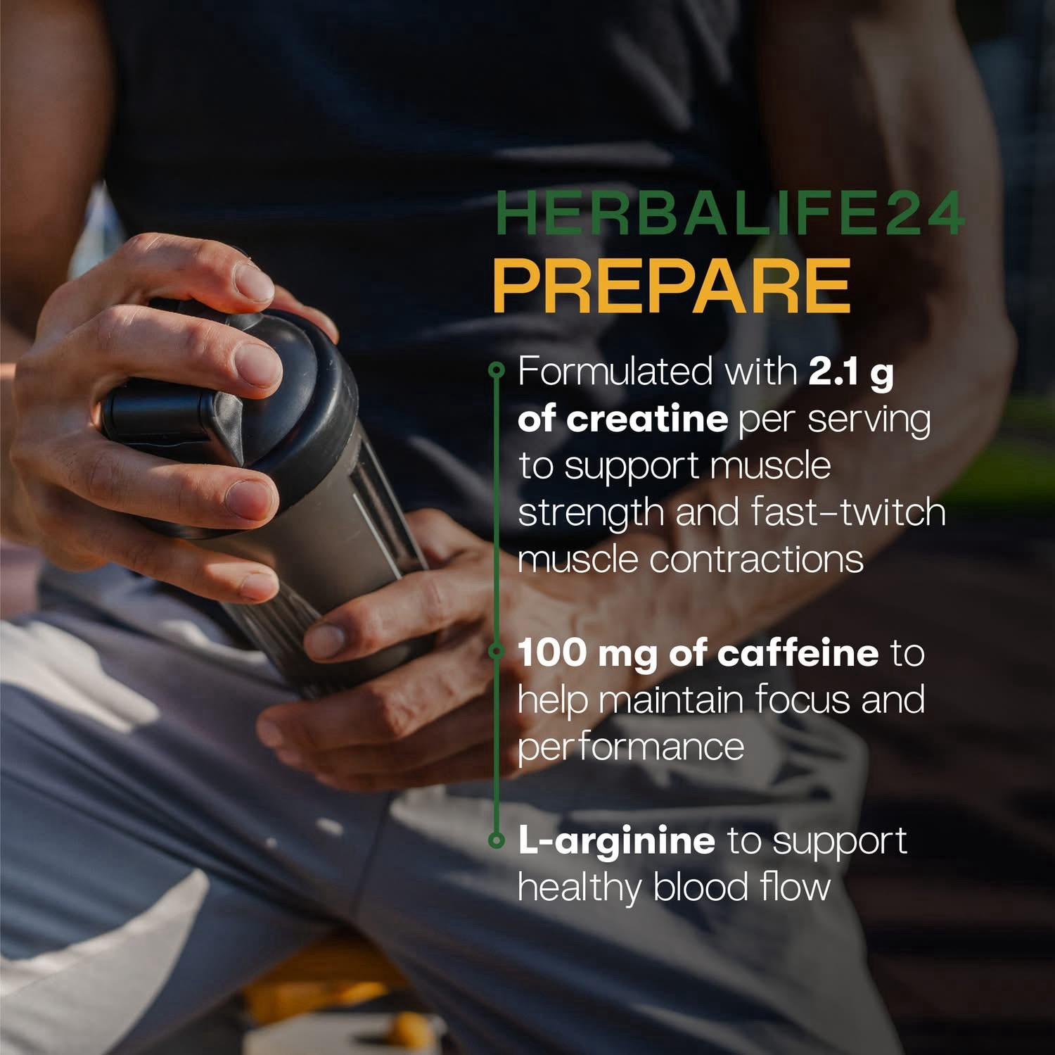 Herbalife24 Prepare Watermelon 🍉 Pre-Workout Drink w/ Creatine Supplement
