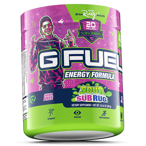 Gamma Labs G Fuel Sour Sub Rug 40 Servings