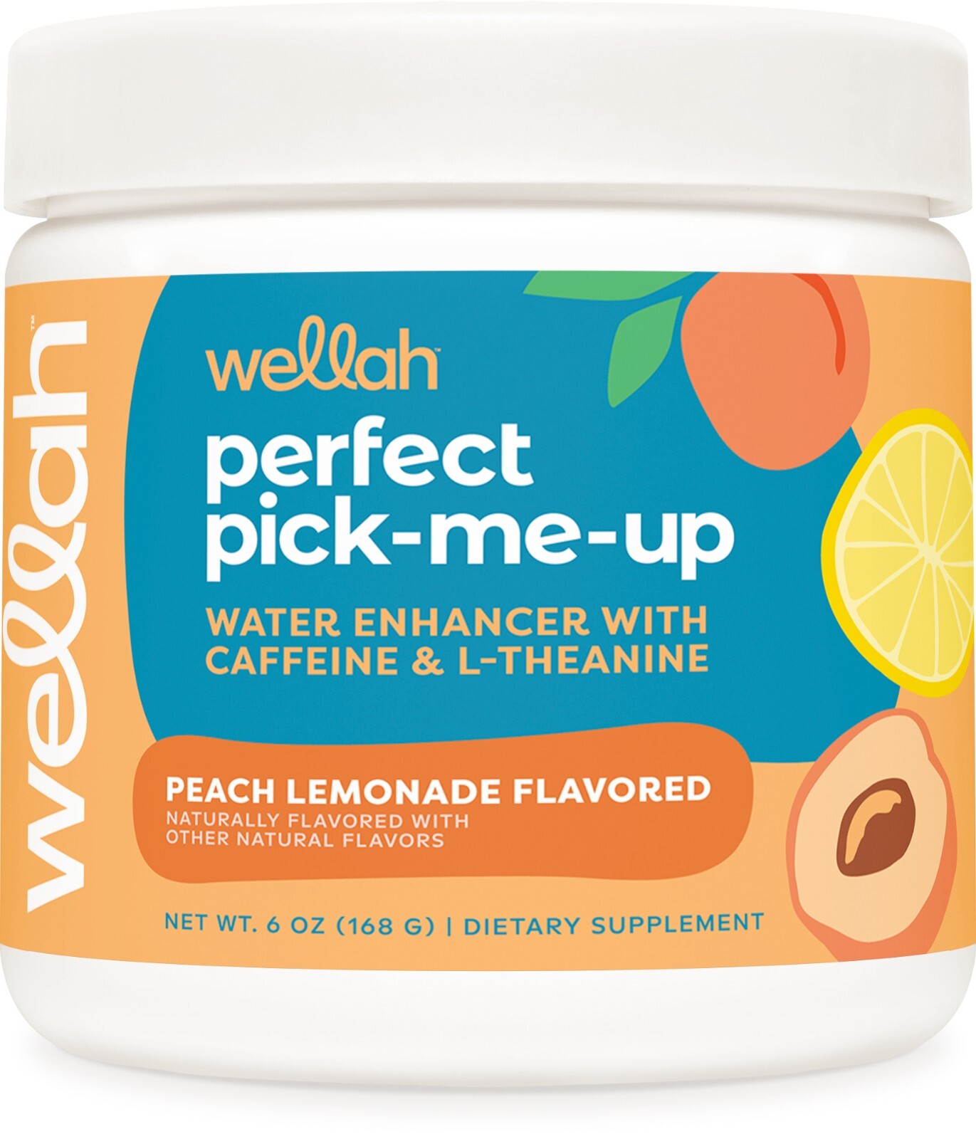 Wellah Perfect Pick-Me-Up (Peach Lemonade) 30 Servings
