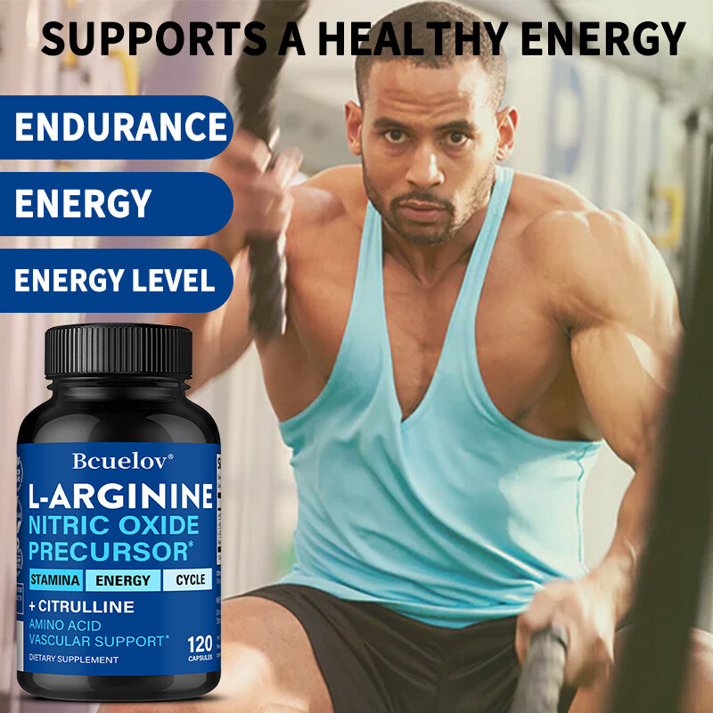 L-Arginine + L-Citrulline Extra Strength Nitric Oxide & Circulation Boost