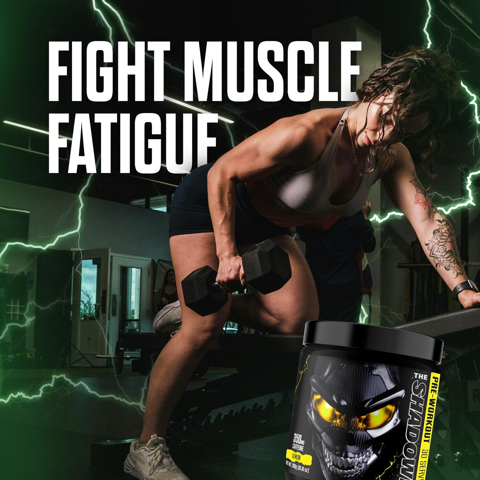 Jnx Sports The Shadow High Stim Preworkout Pre Workout Powder For Men Women