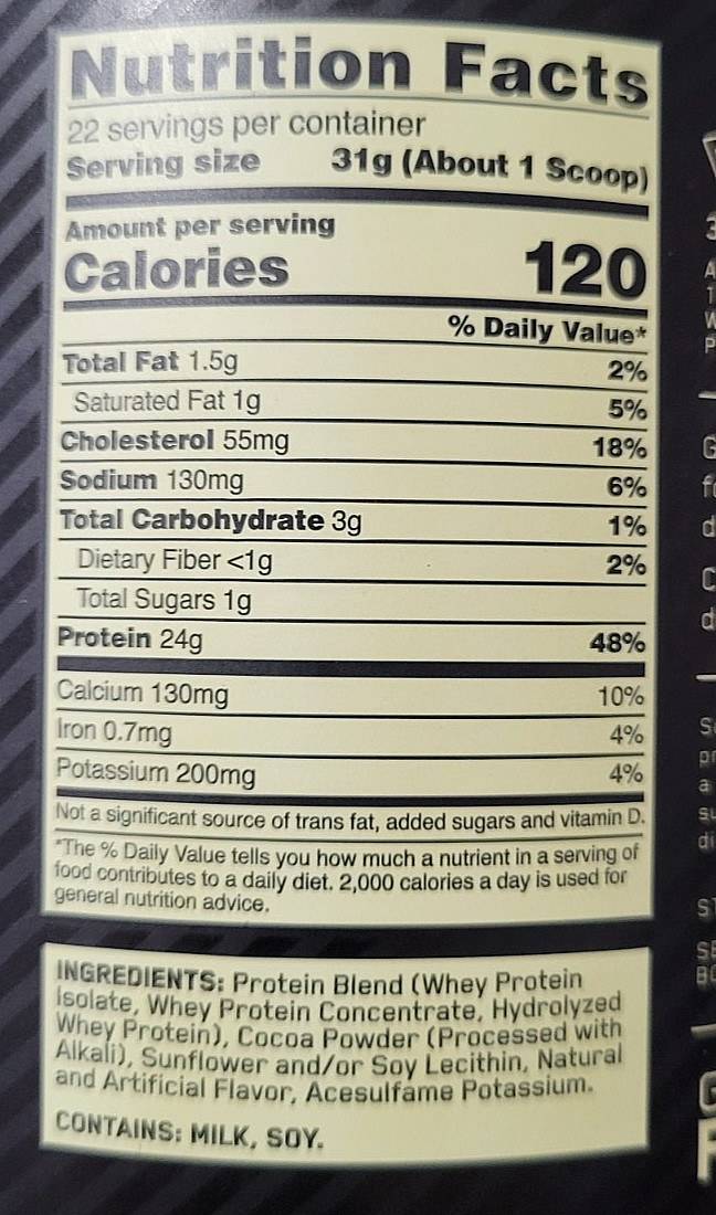 Optimum Nutrition Whey Protein Double Rich Chocolate 24.05 OZ – 22 Servings