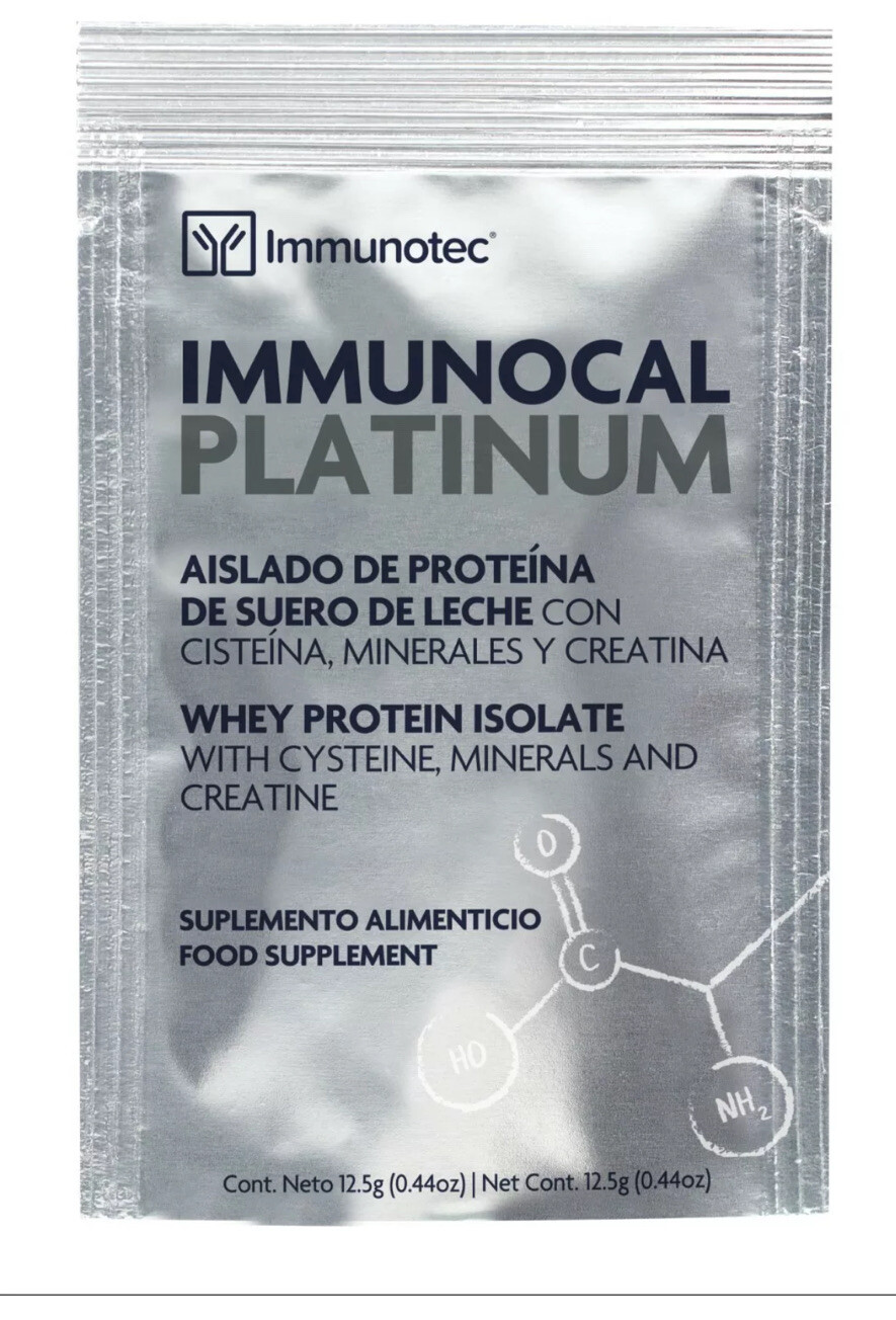 IMMUNOCAL PLATINUM by IMMUNOTEC (15 POUCHES) Cup Free