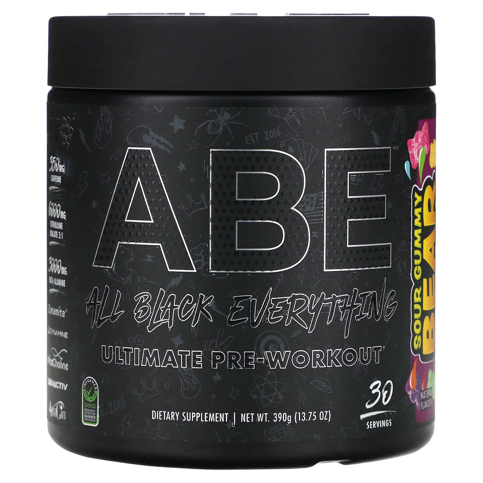 Ultimate Pre-Workout, Sour Gummy Bear, 13.75 oz (390 g)