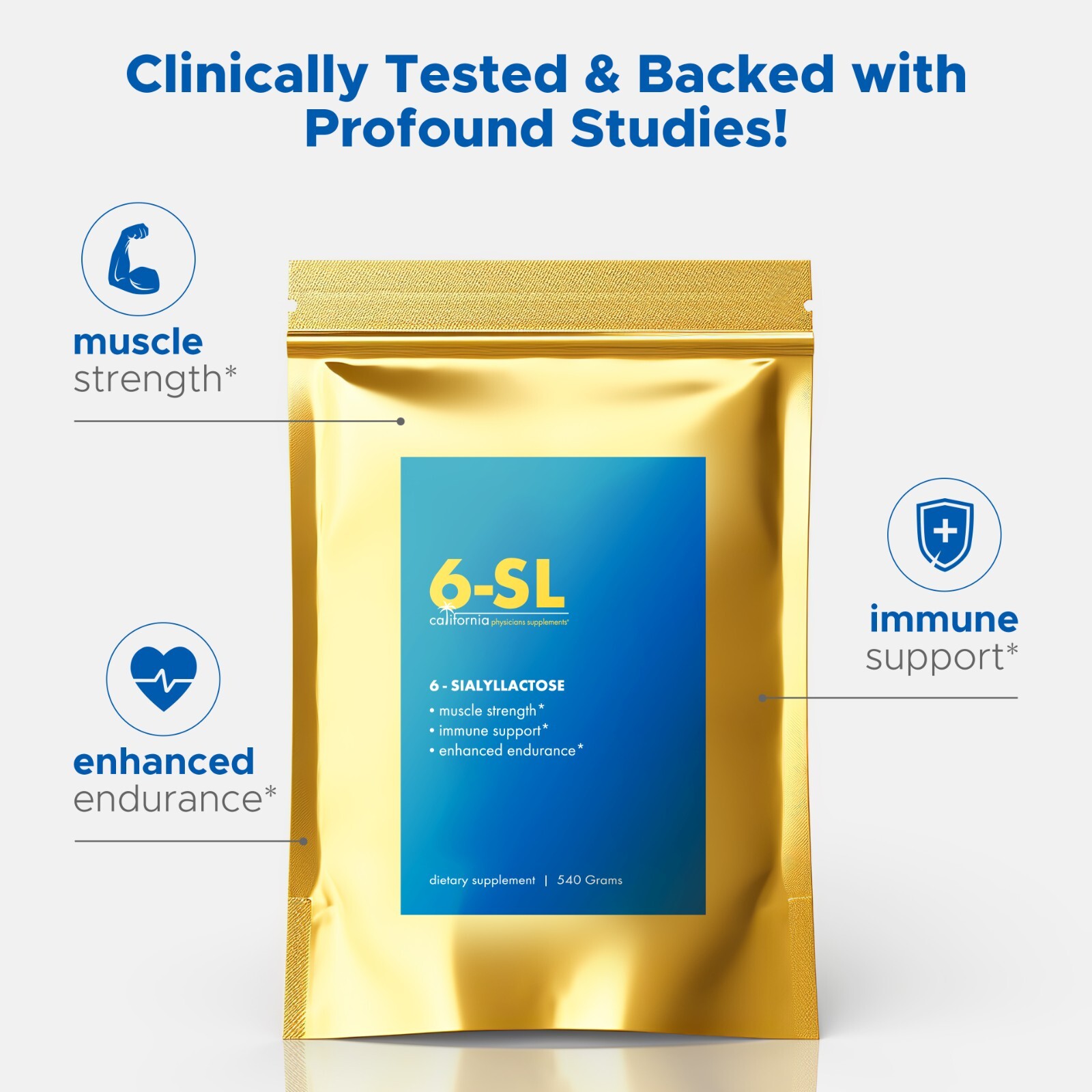 6-Sialyllactose (6-SL) Muscle Support Supplement to Increase Strength