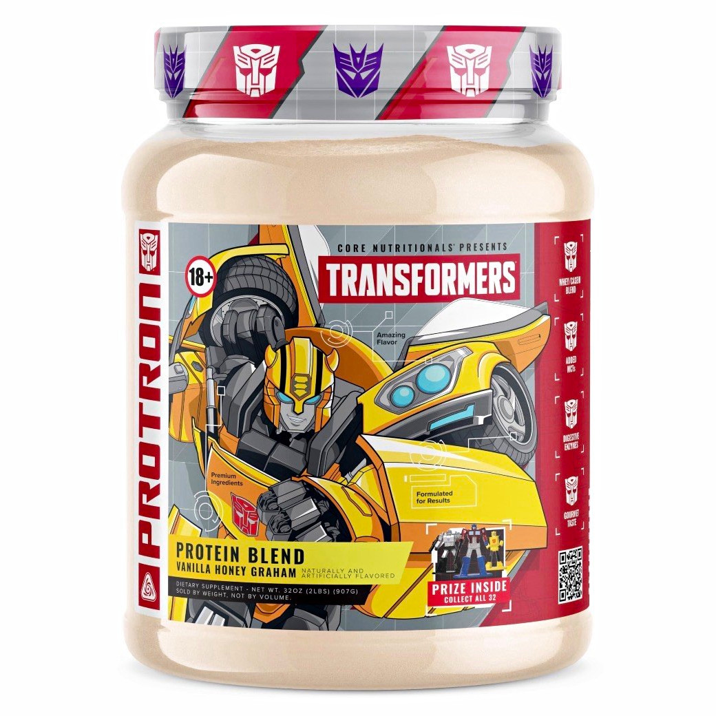 Core Nutritionals Transformers Protein Blend Vanilla Honey Graham New Sealed