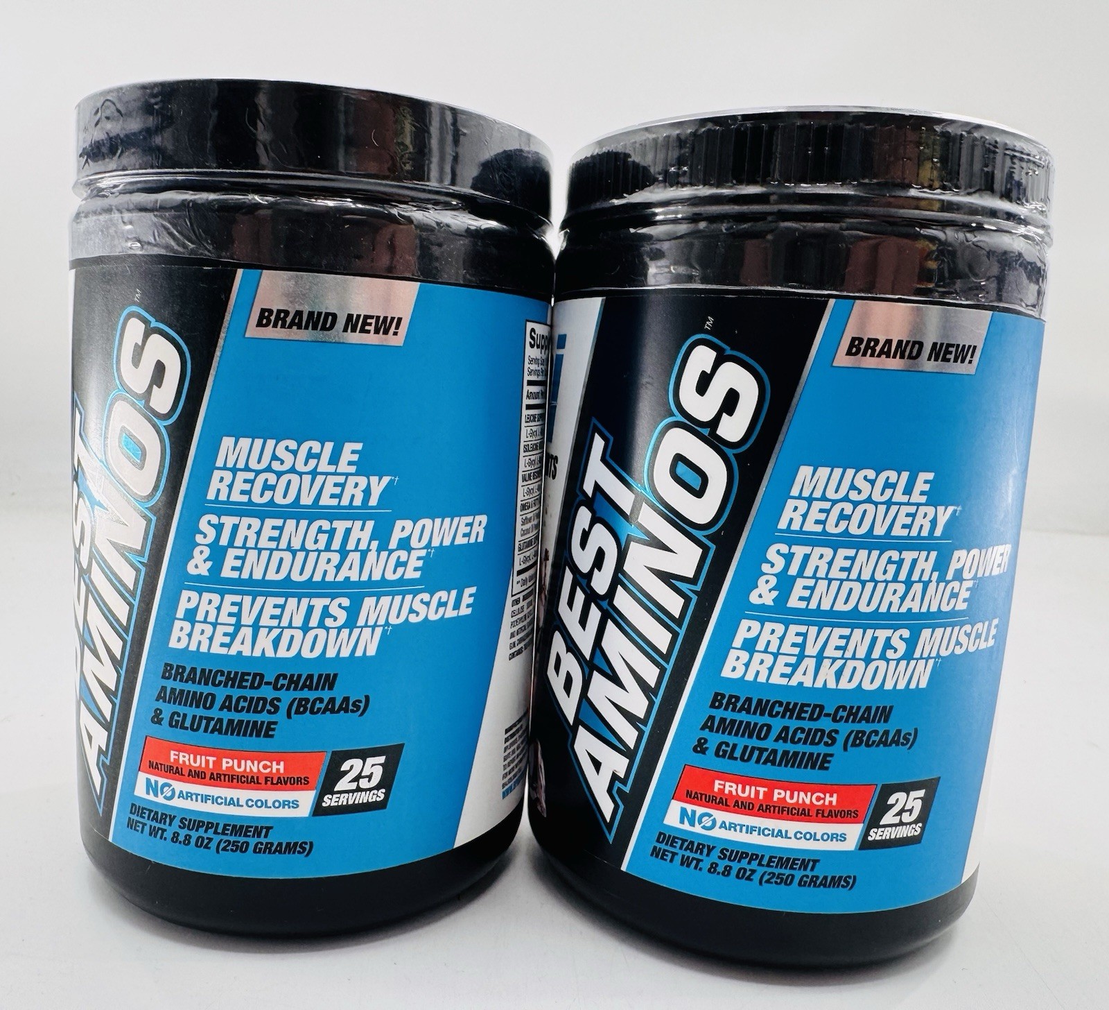 BPI Sports Best Aminos Fruit Punch Exp 11/26 7/27 NEW Workout Exercise 2pk