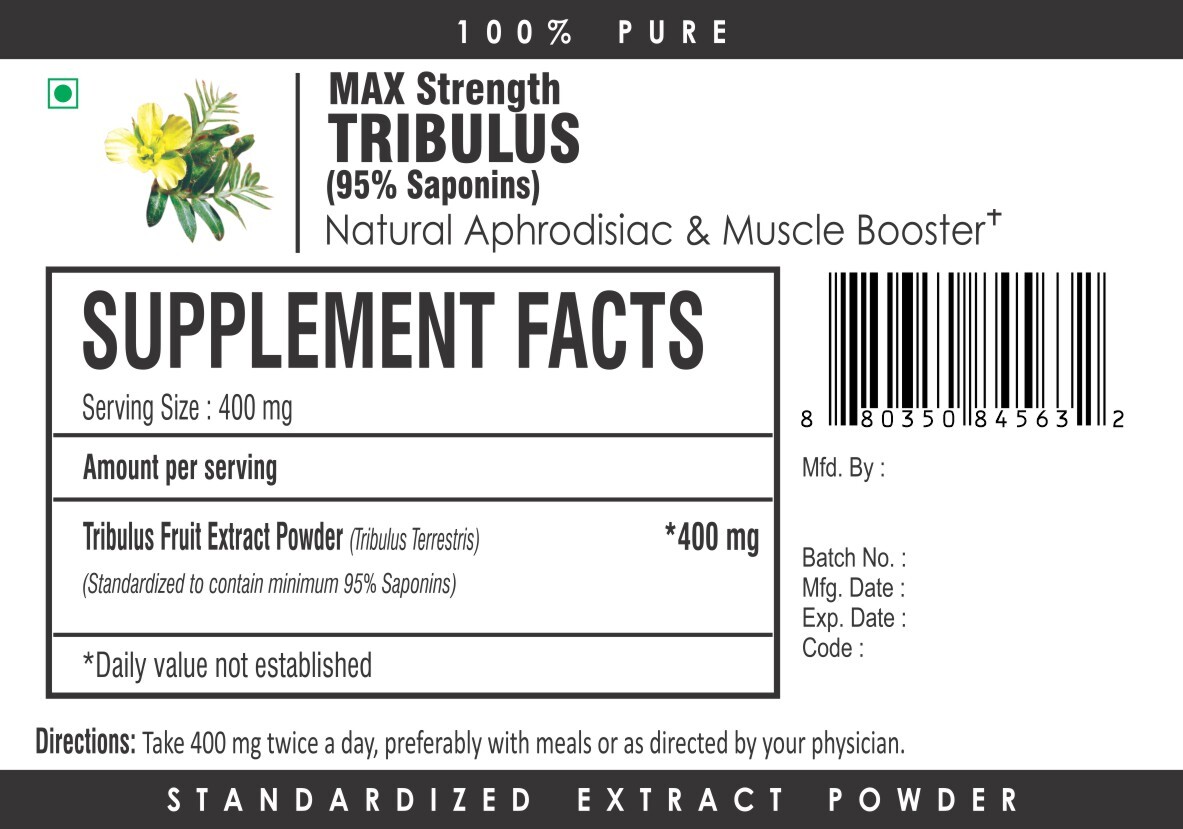 High Strength Tribulus Terrestris Extract 95% Saponins Muscle Enhancer 100g