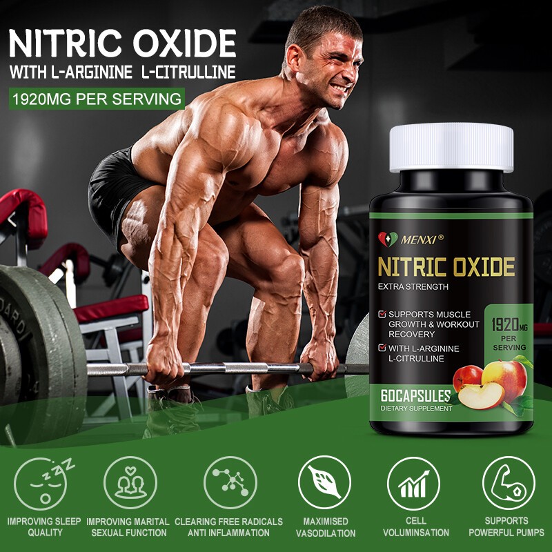 Extra Strength Nitric Oxide & Circulation Booster L-Arginine, L-Citrulline