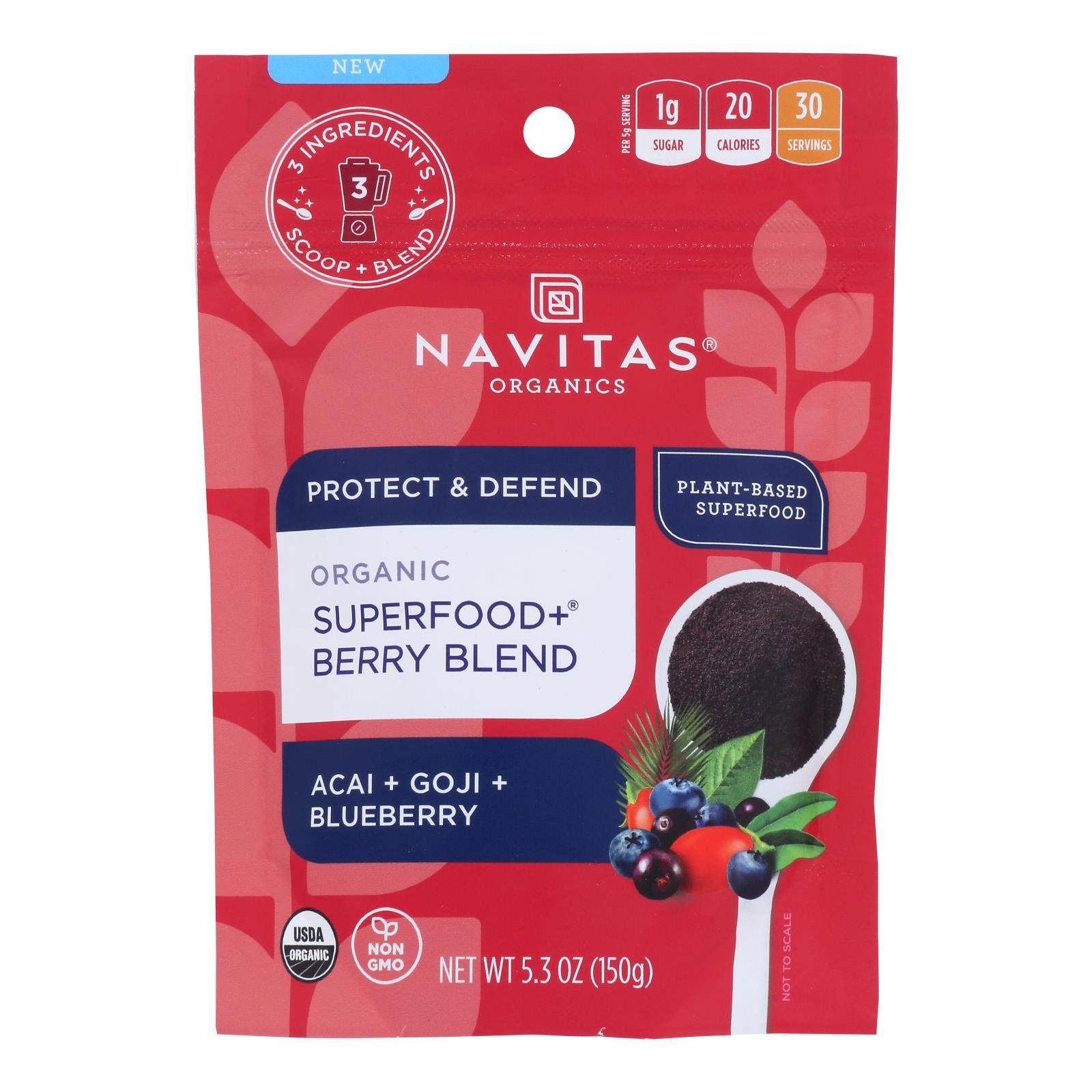 Navitas Superfood Berry Blend 5.3oz (Pack of 3)