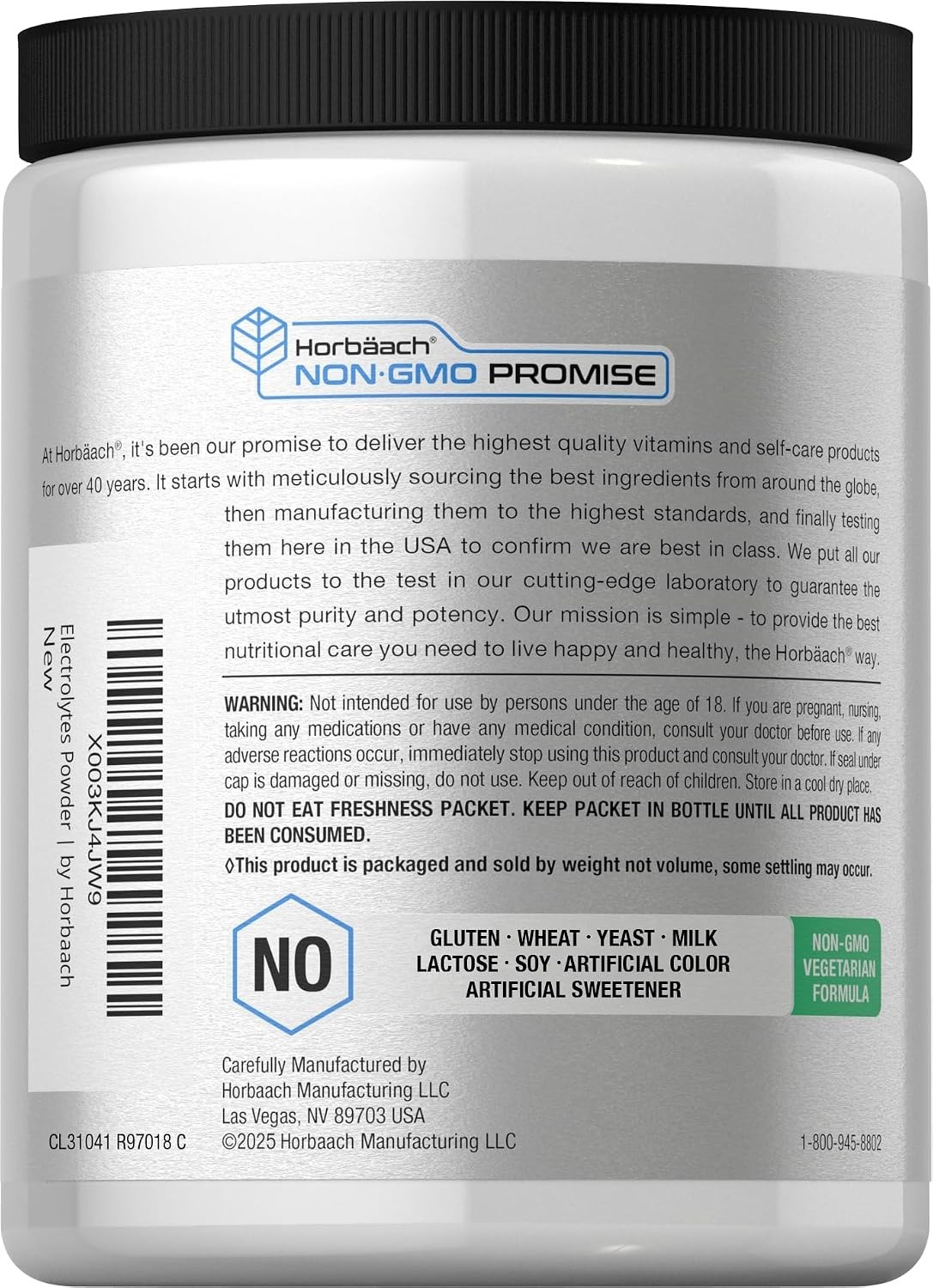 Electrolytes Powder | 16 oz | 130 Servings | Hydration Support | Keto-Friendl…