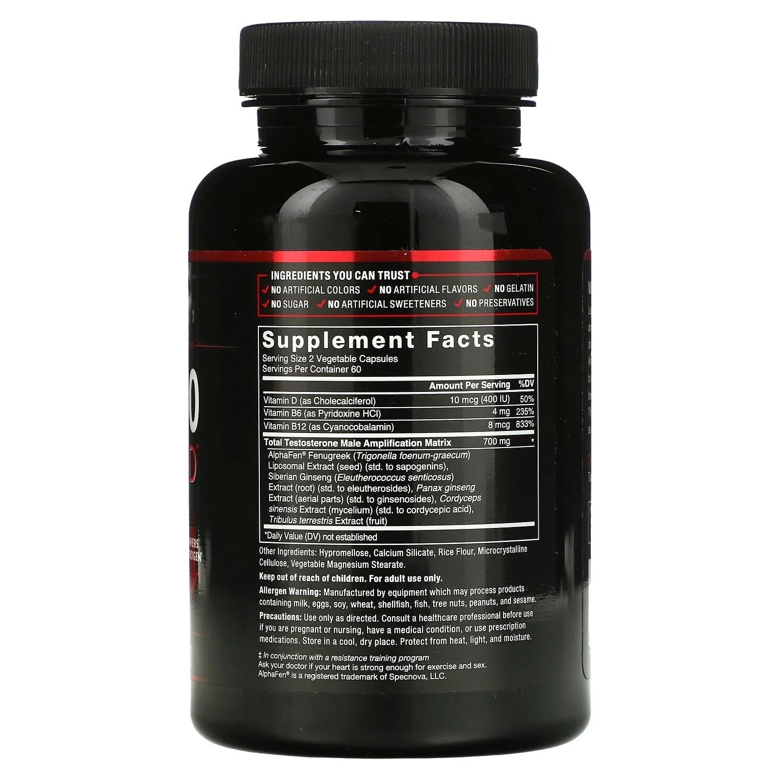 Force Factor Test X180 Legend ~ Test Booster Muscle Builder ~ 120 caps Exp 05/28