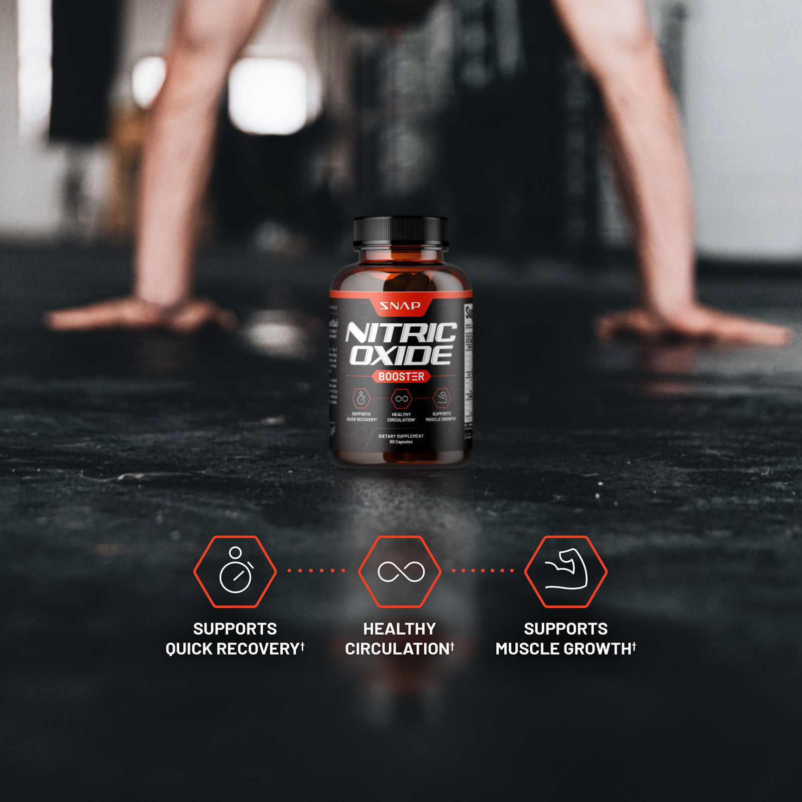 SNAP Prostate Wellness Nitric Oxide Booster Saw Palmetto L-Arginine/L-Citrulline
