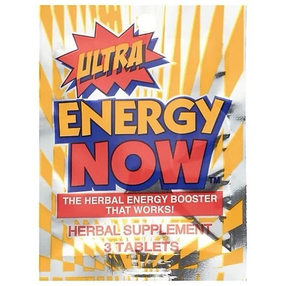 6 Boxes Of Energy Now Ultra Herbal Supplements 144 Packs 3 Pills In Each Pack
