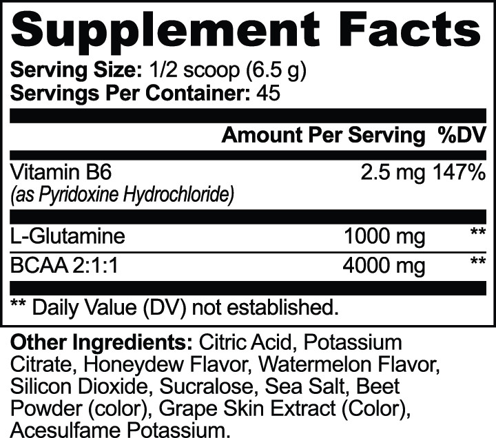 Abreu BioScience BCAA Shock (Fruit Punch)