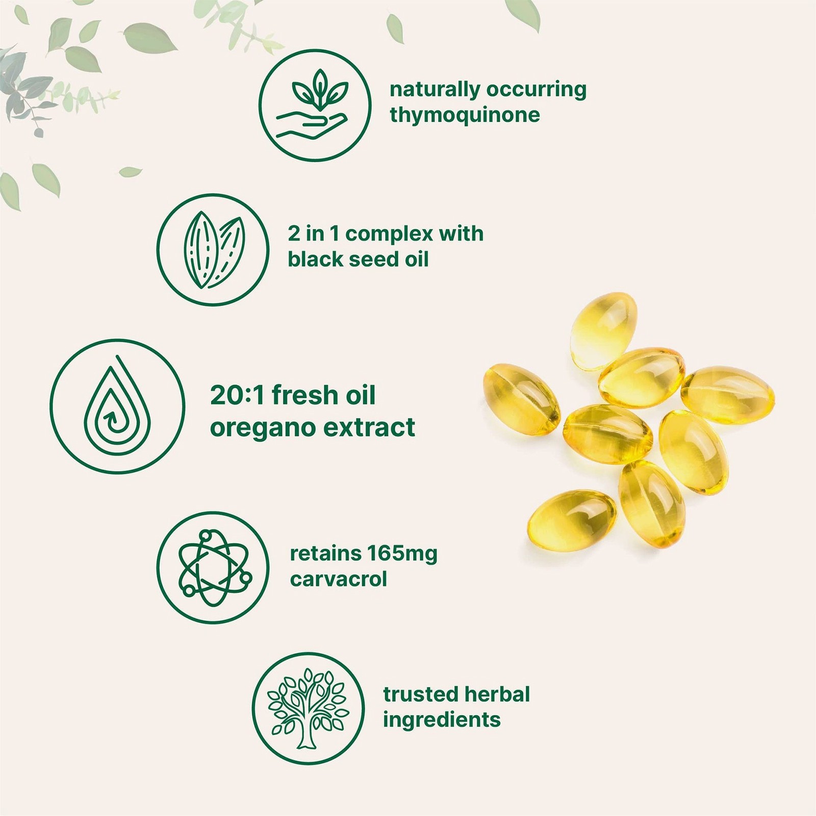 Natural Health Supplements for Adults, Mild Formula for Daily Nutrition US