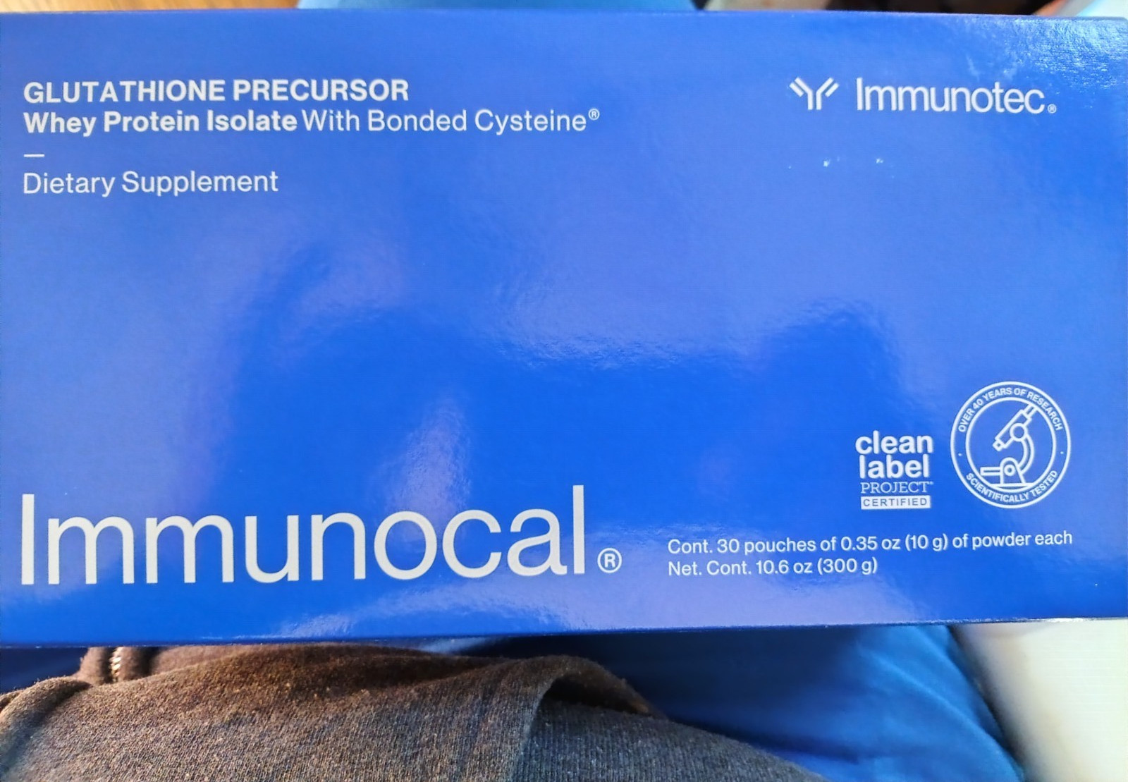 Immunocal Classic Blue Regular Glutathione Precursor, 30 Pouches by Immunotec