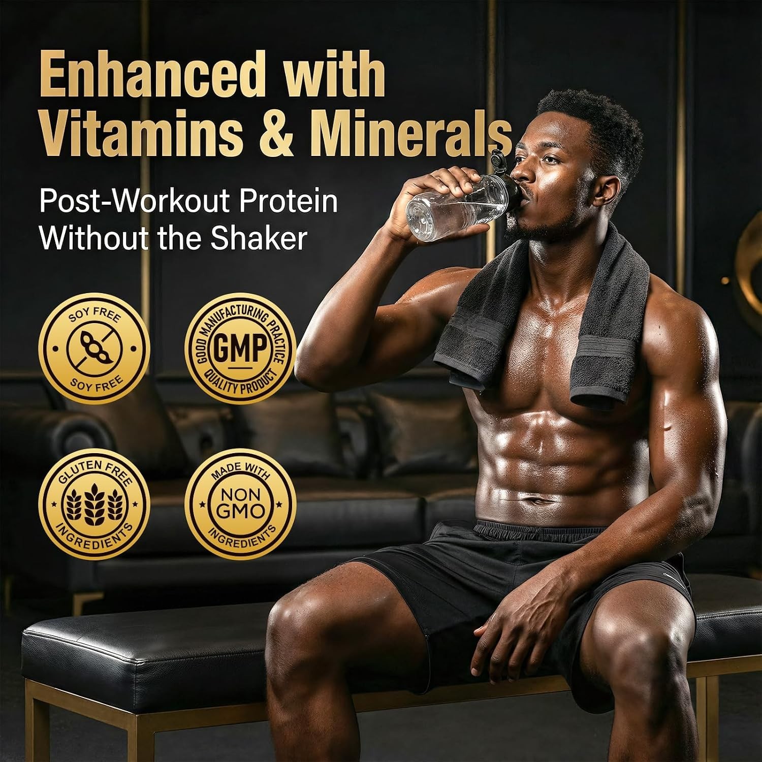 Whey Protein Gummies, 9g Protein per Serving, Easy to Take Snacks for Men & Wome