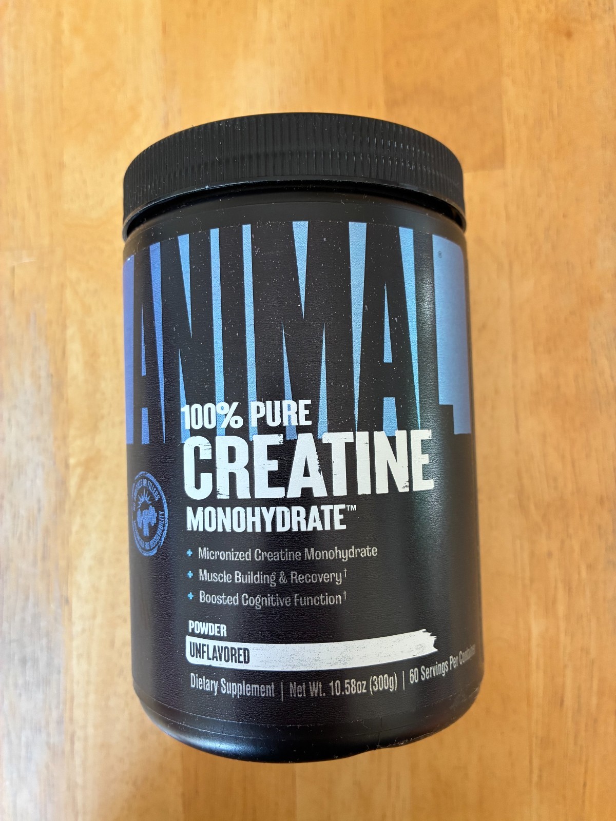 Animal Creatine Monohydrate Powder – 100% Pure – Unflavored – 10.58 oz – 03/2029