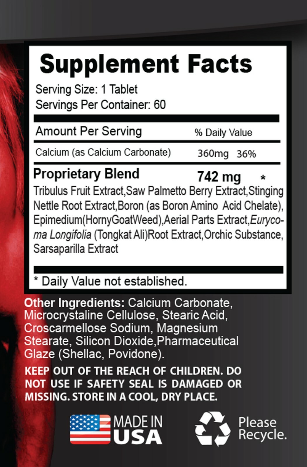 Daily Strength – TESTOSTERONE BOOSTER 742 – Lasting Endurance 2 Bottles 120 Caps