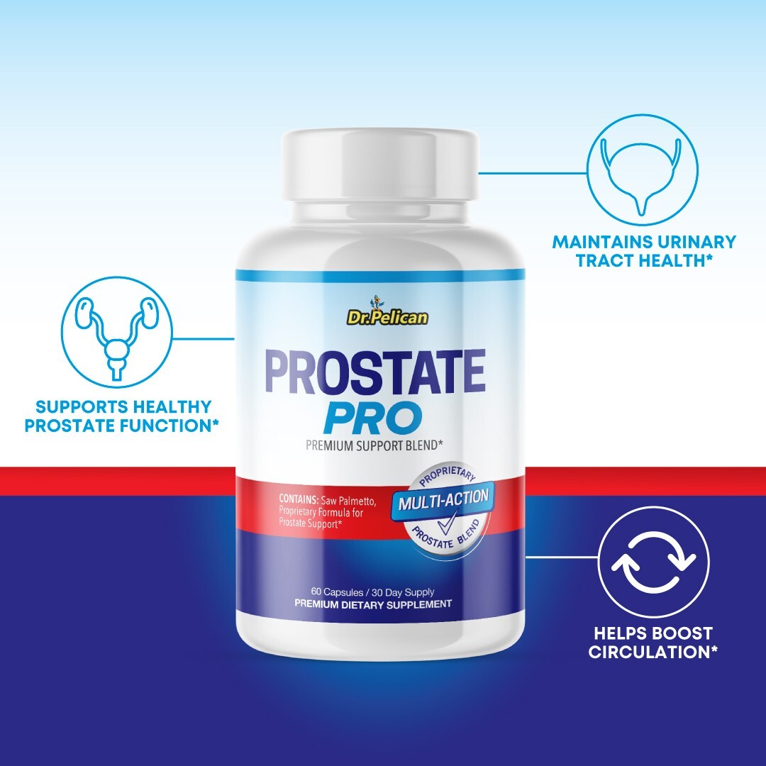Prostate Pro- Support Supplement for Men – Urinary & Bladder Health-5 Bottles