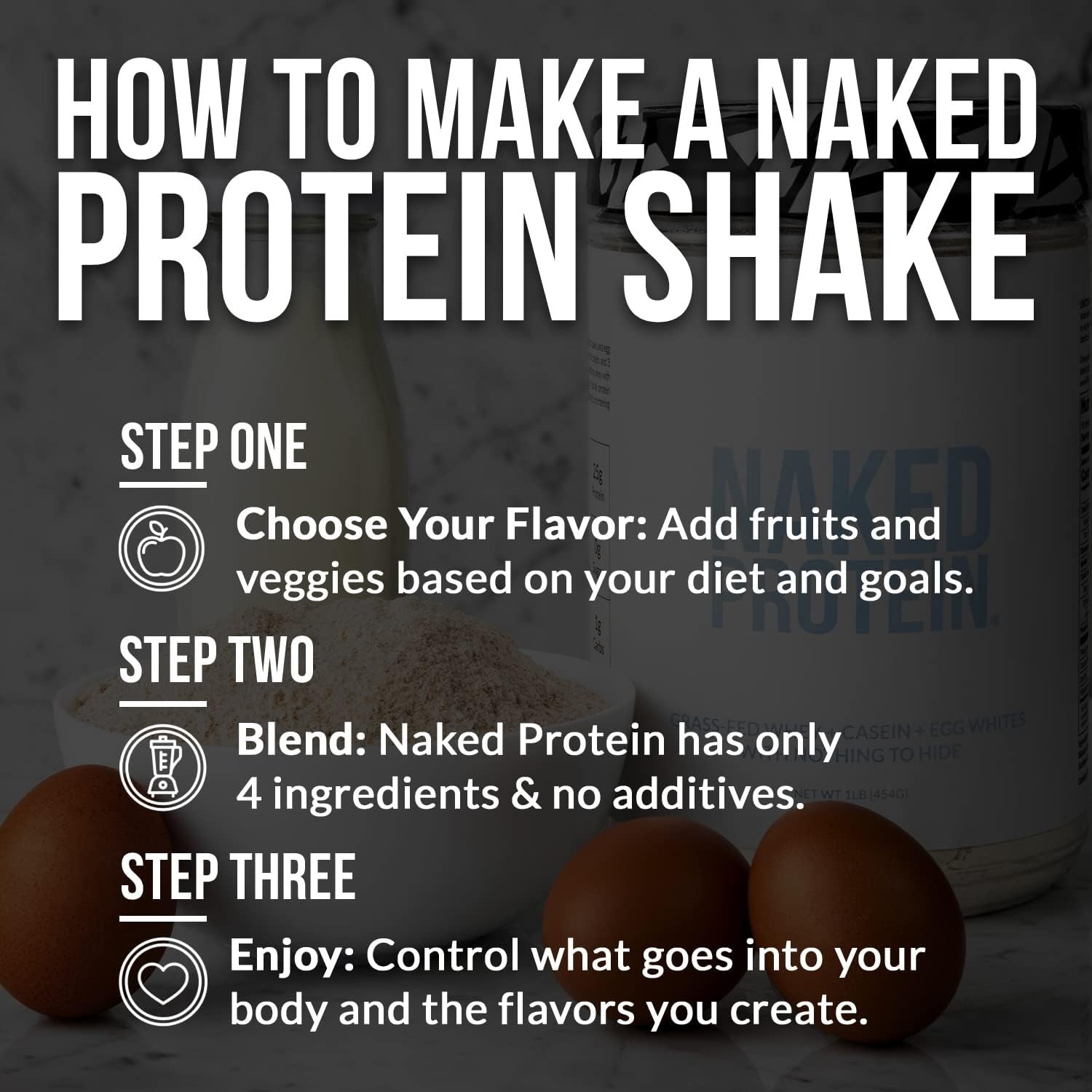 Gluten-Free Protein Powder: Egg, Whey & Casein Blend for Post-Workout Nutrition