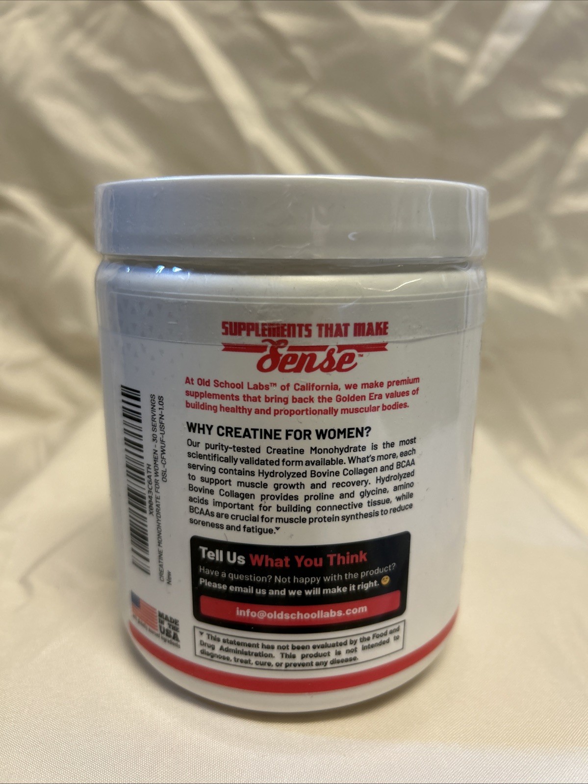 Women’s Creatine Monohydrate. Old School Labs.