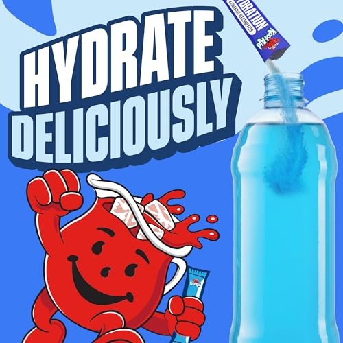 Hydration Electrolyte Powder Drink Mix, 6 On-the-Go-Packets, for Easy and