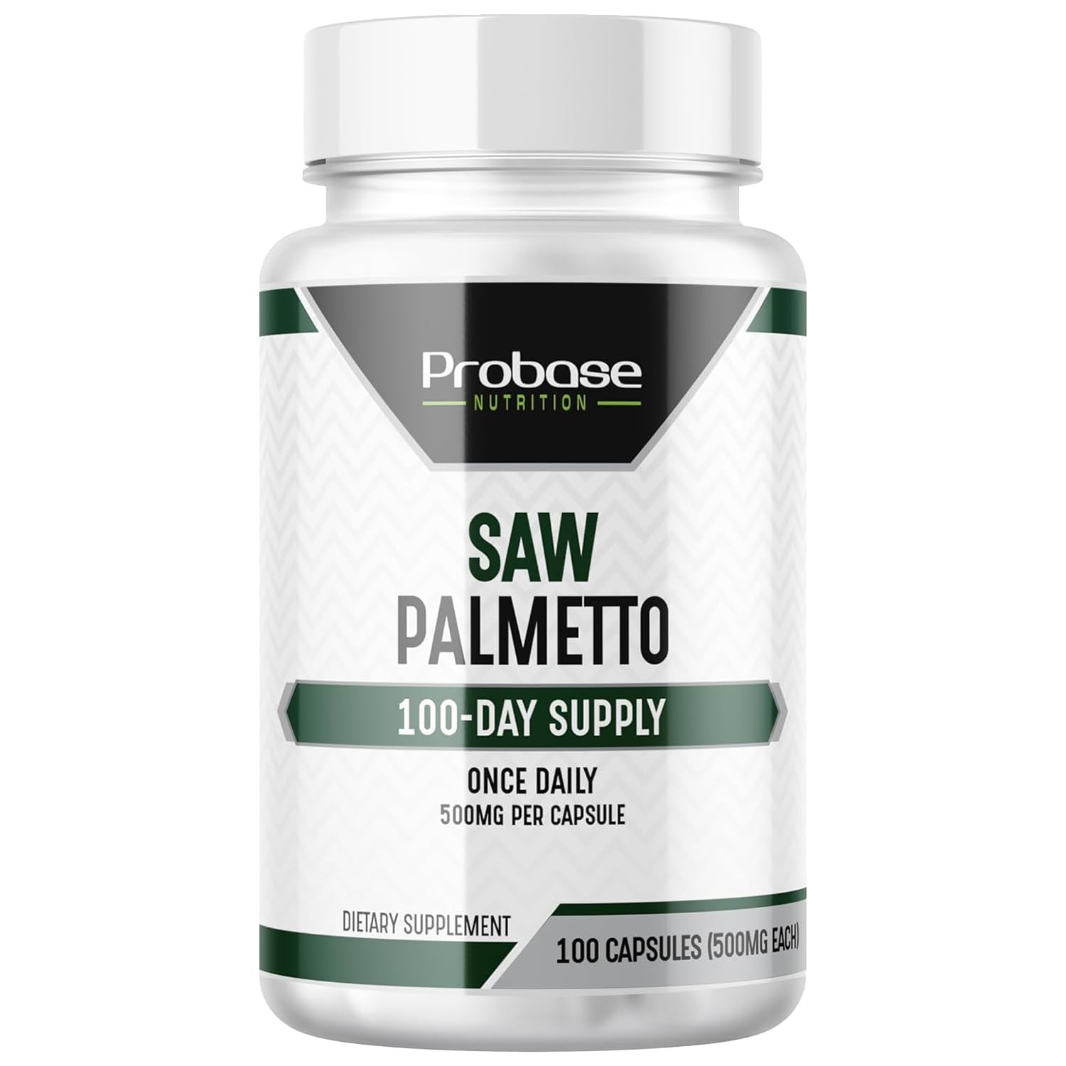 Probase Nutrition Saw Palmetto Support for Prostate and 100 Count (Pack of 1)