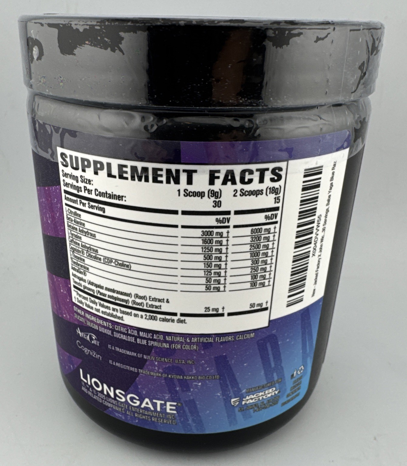 X John Wick – Nitrosurge Wick Pre Workout Supplement – Intense Energy, Battle-Re
