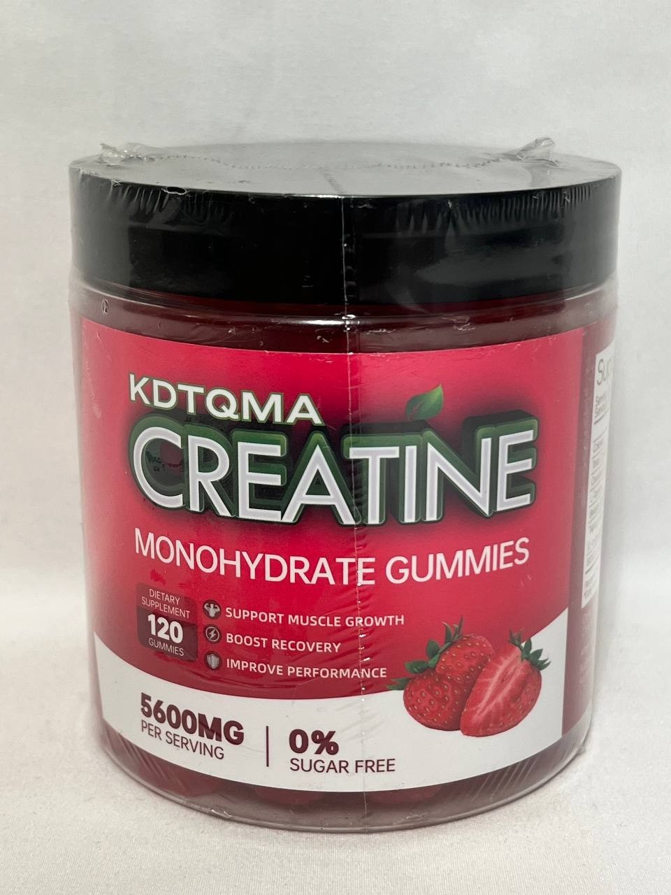 Creatine Monohydrate 5000mg Gummy 120 Count Gummies Sugar Free Expires 9/26/26