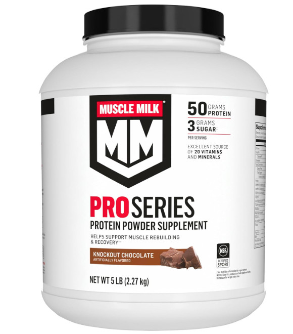 Muscle Milk Pro Series Protein Powder Chocolate 50g Protein 5LB