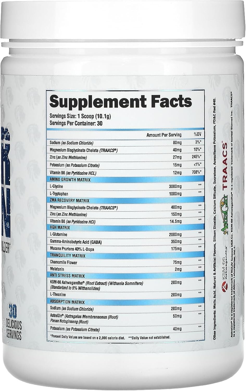 Alpha Lion Super Human Sleep Nighttime Fat Burner Sleep 30 Servings 2 Flavors