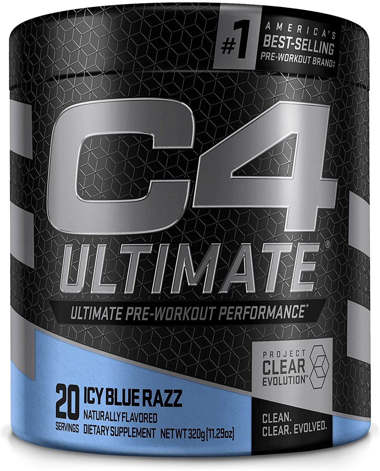 Cellucor C4 Ultimate Pre-Workout Performance (20 Servings) Naturally Flavored