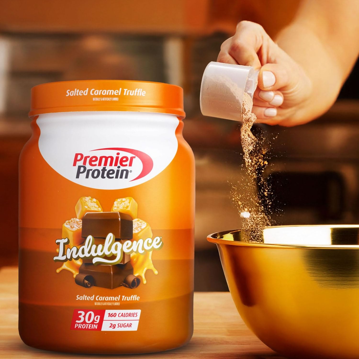 Premier Protein Indulgence Powder Salted Caramel Truffle 30g Protein 17 Serv