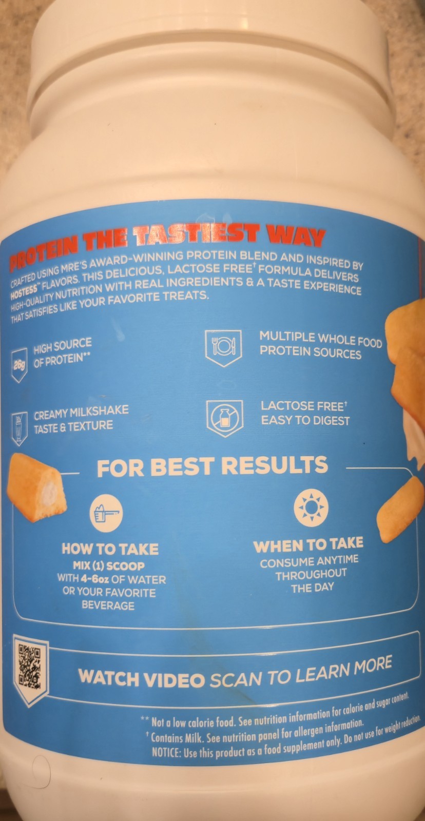 Redcon1 MRE LITE 3 lb (30 Servings) Meal Replace Hostess Twinkies Colab Flavor
