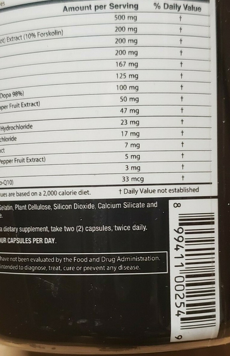 Ergogenix – Ergo CUT – Energy, Focus & Control Appetite – 120 Caps – Exp 12/2025