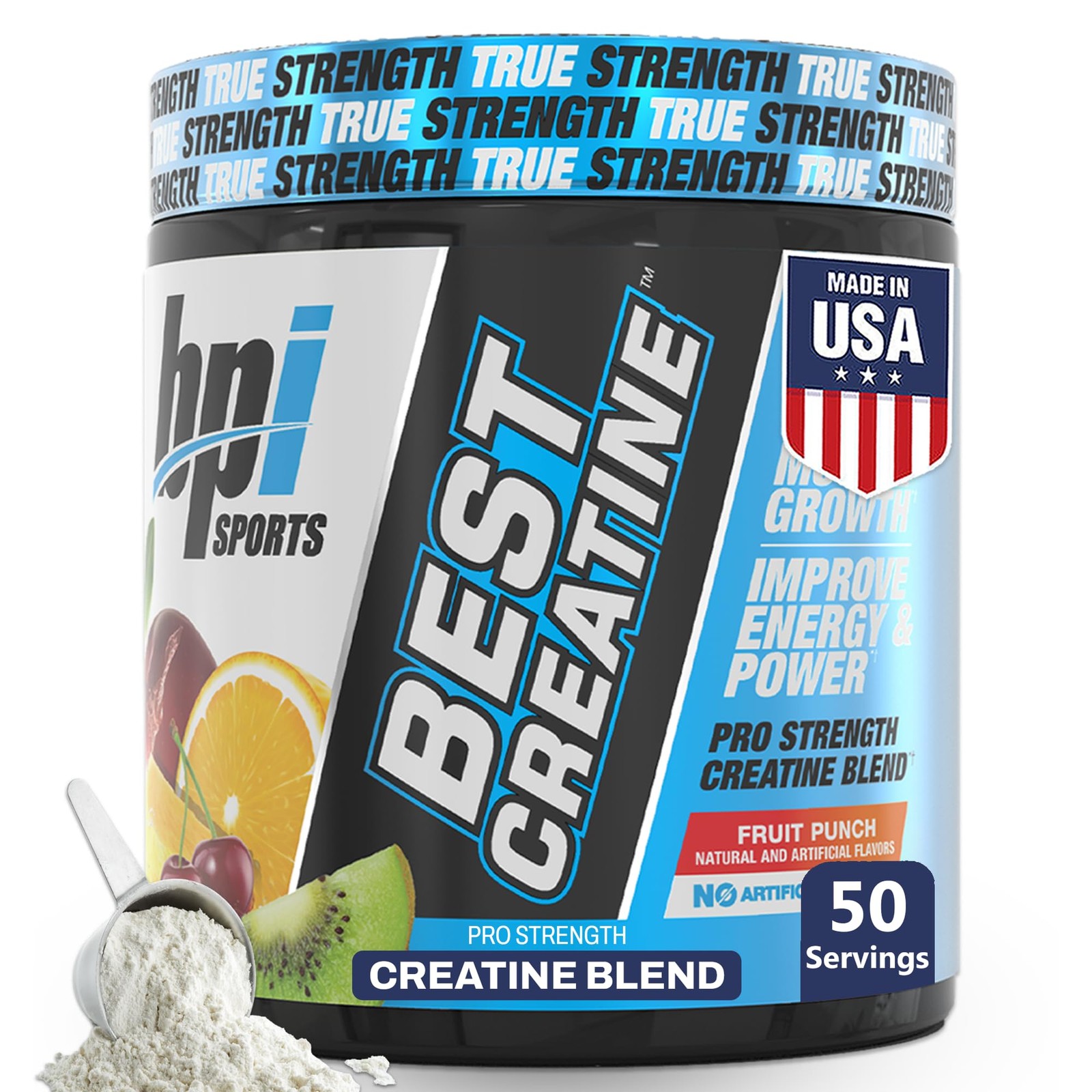 BPI Sports Best Creatine – 10 Ounce (Pack of 1), Fruit Punch