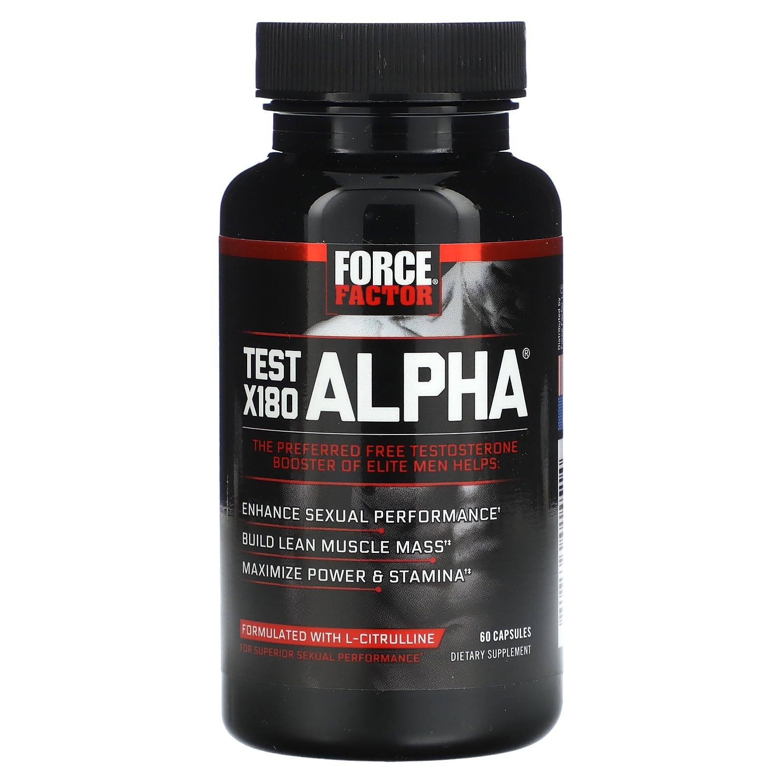 Force Factor Test X180 Alpha Total Testosterone Booster For Men Fenugreek Seed