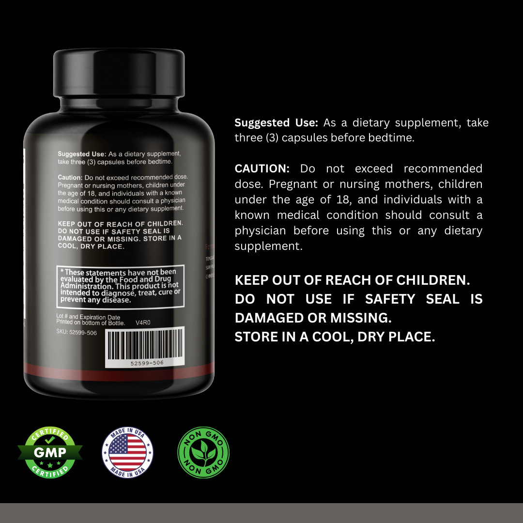 Test0 Dark- Bodybuilding & Men’s Health Support- 4 Bottles- 360 Capsules
