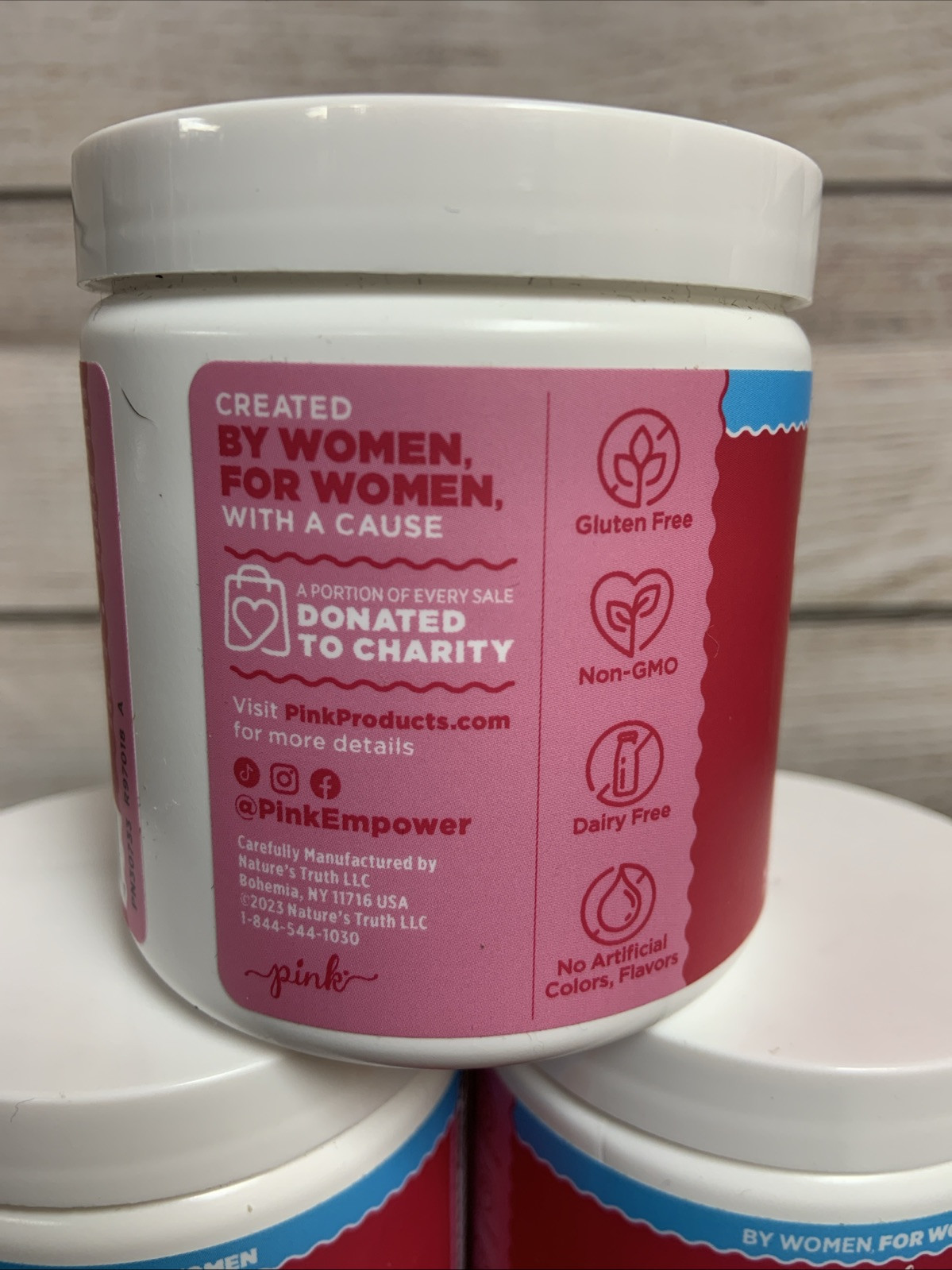 3X Nature’s Truth Electrolyte Hydration B Vitamins Powder Lemon Pink Women 10/26
