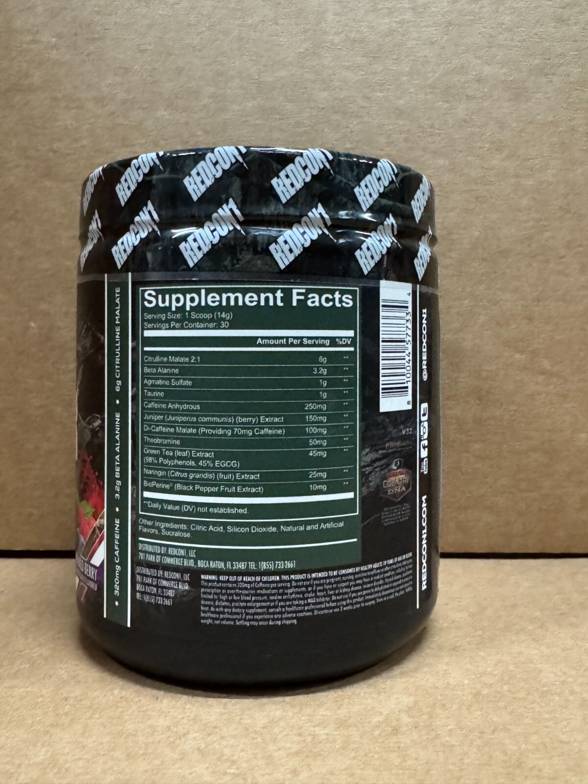 REDCON1 TOTAL WAR Pre Workout 30 Serv Mossy Oak Free Ship 2026 EXP SALE