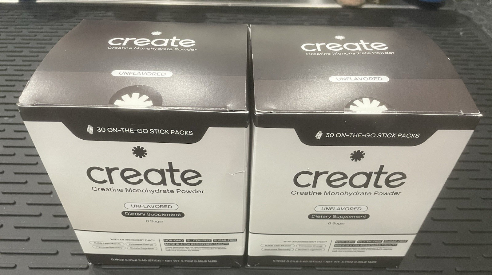 (2) Create – Single Serve Creatine Monohydrate Powder – 5.4g – 60 STICKS 5.71 Oz