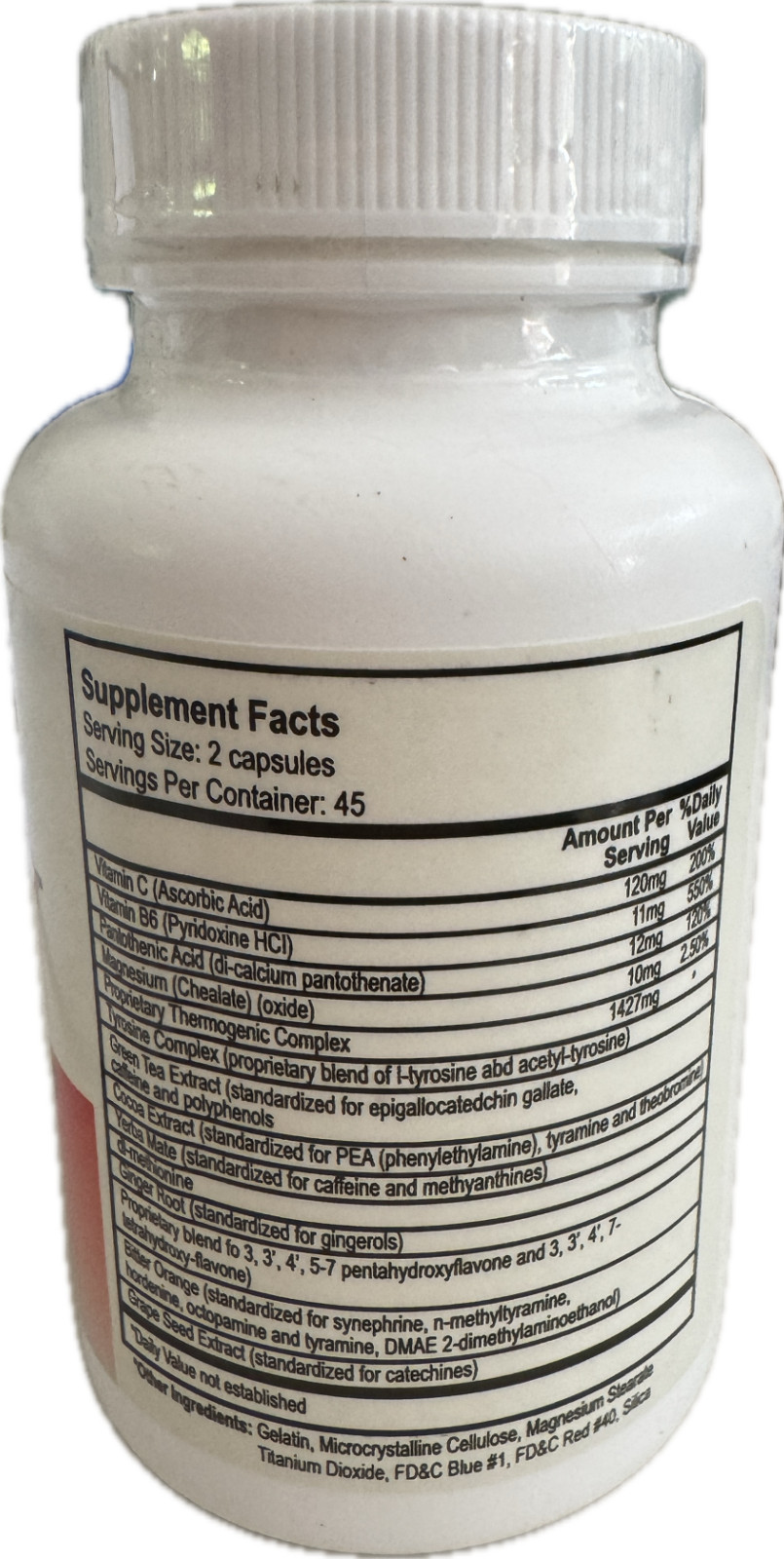 Extreme Fat Burner Pills Lose Weight Fast Diet Capsules Energy Booster Slimming